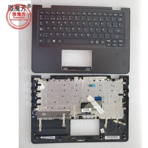 SP Laptop Keyboard for Lenovo Yoga 3 11 80J8 300-11 IBY 700-11ISK YOGA 311 710-11 TOP Cover Palmrest Upper Case