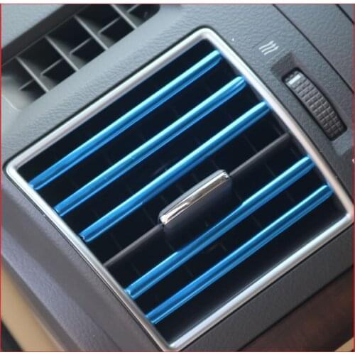 Car-styling 2021 New U Shaped DIY Air Vent Grille Decoration for Jeep Renegade Wrangler JK Grand Cherokee Compass Patriot