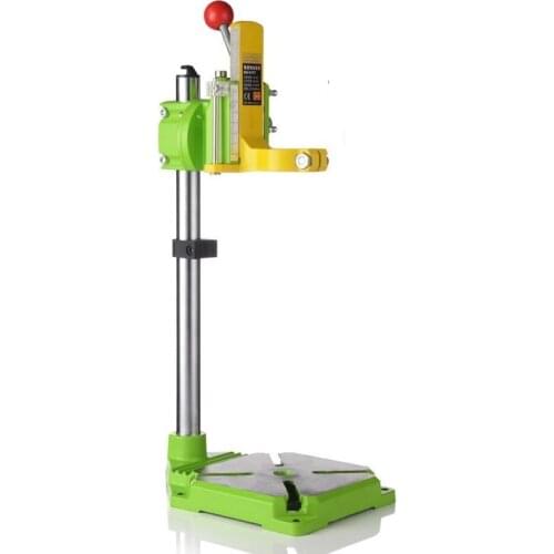 MINIQ BG6117 Bench Drill Stand/Press Mini Electric Drill Carrier Bracket 90 Degree Rotating Fixed Frame Workbench Clamp