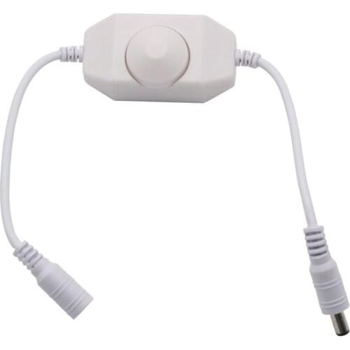 SZYOUMY 50pcs DHL New Mini LED Adjust Switch Dimmer Controller For 3528 5050 5630 Single Color LED Strip Light 12V - 24V