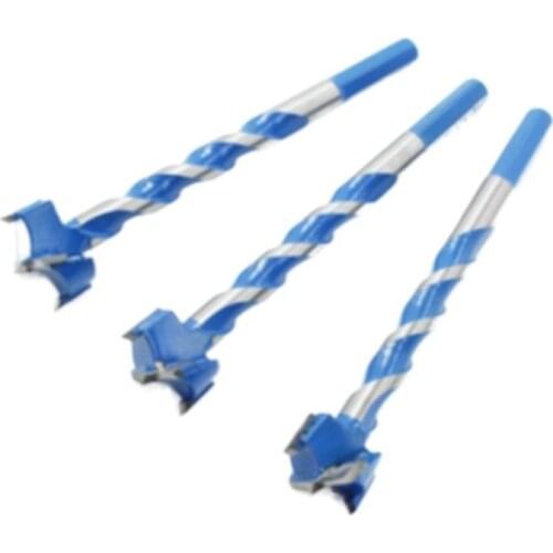 16-25mm 120mm Hex Shank Lengthened Thread Alloy Hole Saw Cutter Forstner Drill Bit Woodworking Punching for Door Lock Drilling