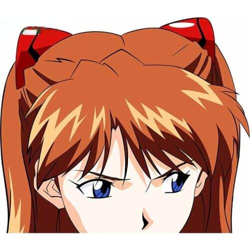 Beautiful Anime Vinyl Custom Printing Fashion Waterproof Car Stickers Trunk Laptop Occlusion Scratch Window Decal Kk13*11cm