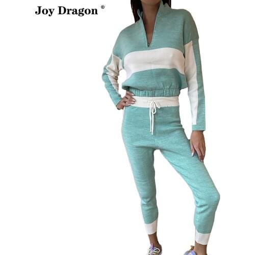 Women Pants Suits Ropa Deportiva Mujer Pantalones Two Piece Sets Clothes Conjuntos Vetement Femme Pantalon Roupas Femininas