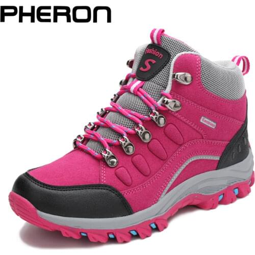 Waterproof hiking shoes woman outdoor trekking boots climbing treking mountain women tracking hike professional botas senderismo