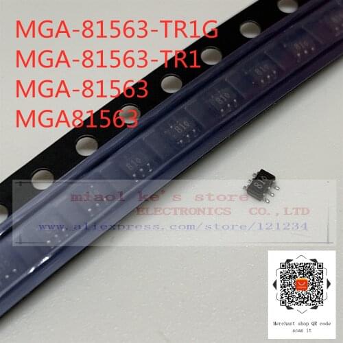 [ 10pcs~50pcs ]100%New original: MGA-81563-TR1G MGA-81563-TR1 MGA-81563 MGA81563 - IC RF AMP ISM 100MHZ-6GHZ SOT363/SC70/SOT23-6