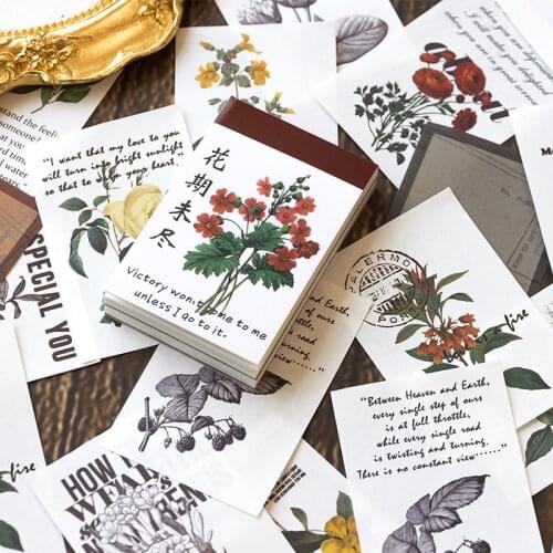 100 Sheets/pack Material Paper Note Paper DIY Retro Junk Journal Planner Craft Paper Scrapbooking Decorative Craft Album