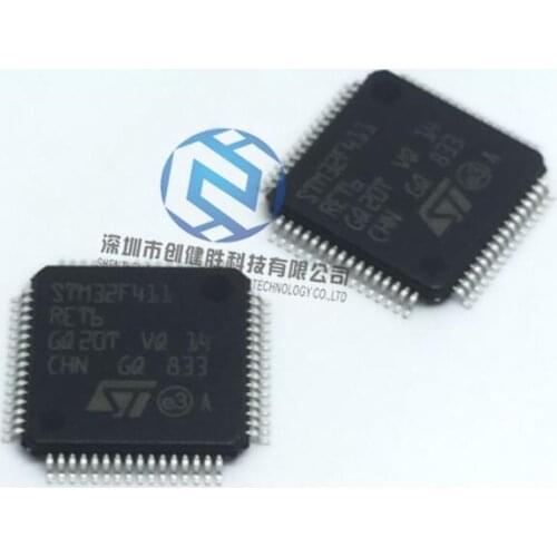 100% original 10PCS STM32F411RET6 STM32F411RE STM32F411 QFP64