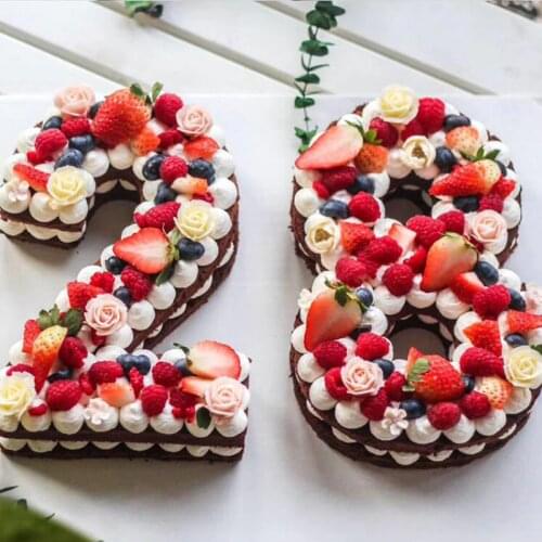 9Pcs/lot Number Cake Mold Digital 0-8 Cake Molds for Fondant Cake Decorating Tools Confeitaria Maker Birthday Party Baking Acces