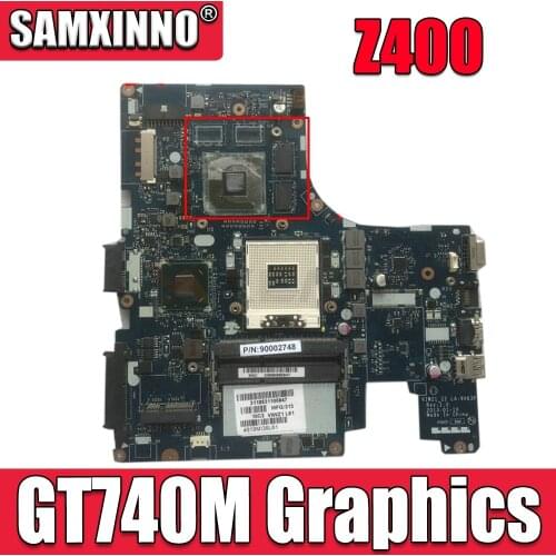 Akemy For Lenovo IdeaPad Z400 Laptop Motherboard VIWZ1 Z2 LA-9063P MAIN BOARD 14 inch HM77 DDR3 GT740M Graphics