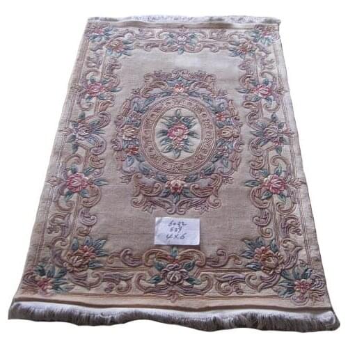 Free shipping 4'x6' 90Lines Hand Knotted rugs 100% New Zealand wool rugs hand knotted piles carpet
