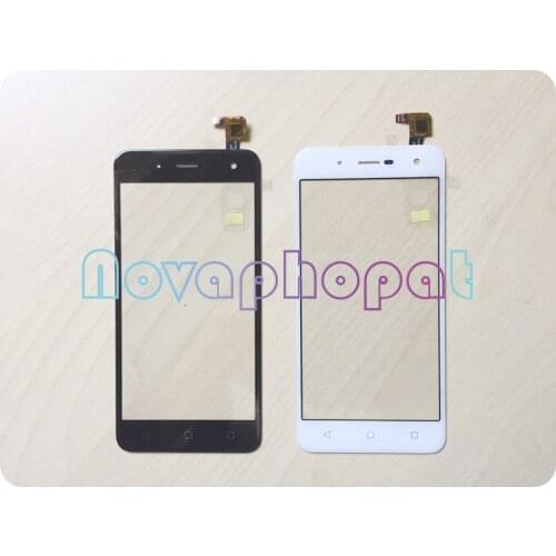 Novaphopat Black sensor Touchscreen For BQ BQ-5057 Strike 2 BQ 5057 Touch Screen Digitizer Screen touchpad Replacement