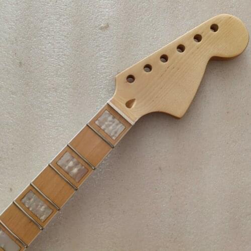 24inch length 22 frets Maple Electric Guitar Neck maple Fingerboard inlay big head