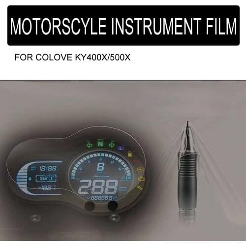 For Colove KY400X/500X KY500 Instrument Film Modified Rear-view Mirror Rainproof Film High Definition Protective Film