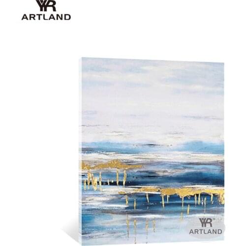 Beautiful art home decoration 2 pieces Handmade oil painting on canvas wall hanging picture for living room bedroom no framed