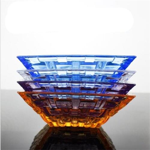 Bar Snack Bowl Acrylic Square Dessert Dishes Snack 10/set