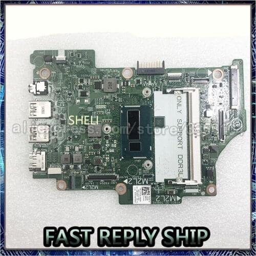 Laptop Motherboard SHELI FOR Dell Inspiron 11 3000 3148 13 7347 0JJYG4 JJYG4 CN-0JJYG4 with i3-4010U CPU notebook pc 100% Test