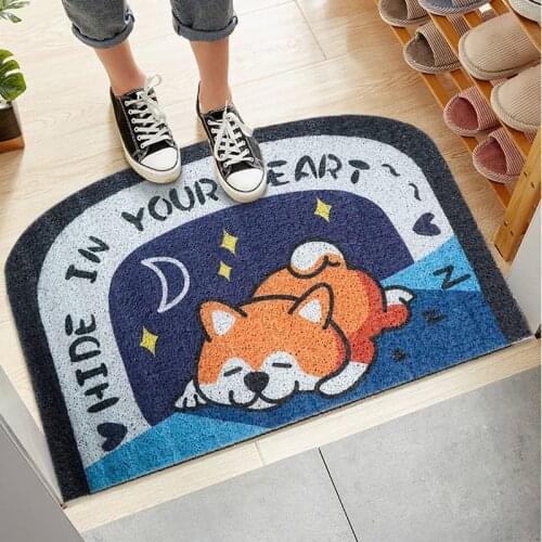 Hallway Entrance Welcome Doormat Rectangle Printed Non-slip Floor Rugs Front Door Mat Outdoor Carpet Bedroom Kitchen Floor Mat