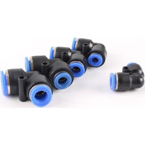 PVG 8-6 10-6 10-8 12-8 12-10 plastic elbow pneumatic air joint gas pipe tube connector