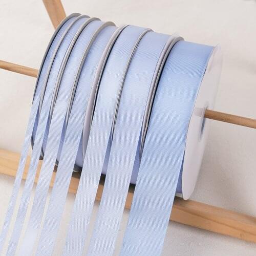 Dusty Blue Grosgrain Ribbon 100Yards/91Meter Wedding Christmas Webbing Cake Gift Box Flower Package Ribbons Hand DIY Accessories