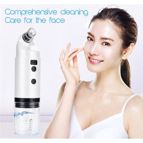 Small Bubble Blackhead Remover Vacuum Nose Pore Cleaner with USB Rechargeable Water Hydrodermabrasion
