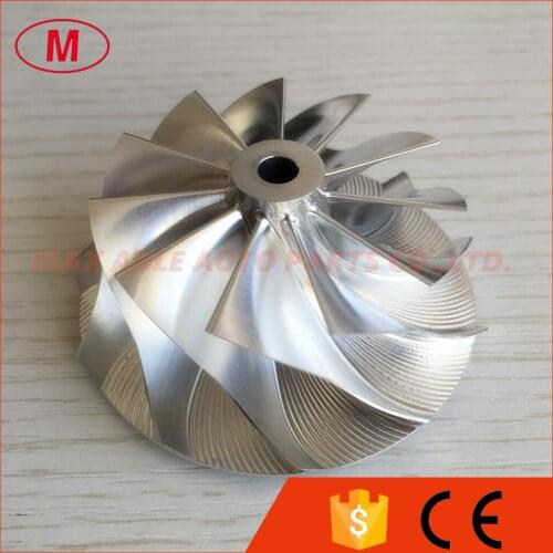TD04HL 20T 49189-X 47.04/58.00mm 11+0 blades Turbocharger Billet/Milling/aluminum 2618 compressor wheel for 49189-07220