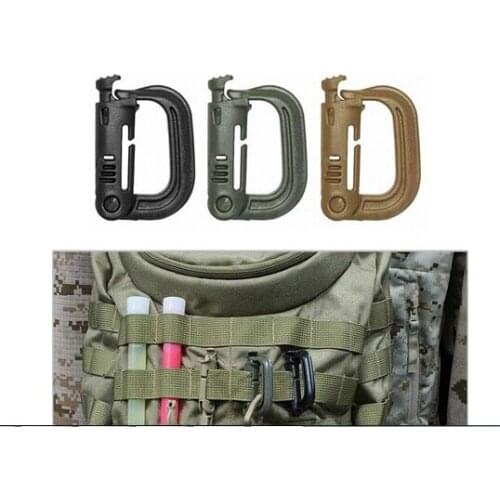 Outdoor Sports Tactical Multifunctional Mountaineering Quick Release Grimlock D Ring For Molle Gear