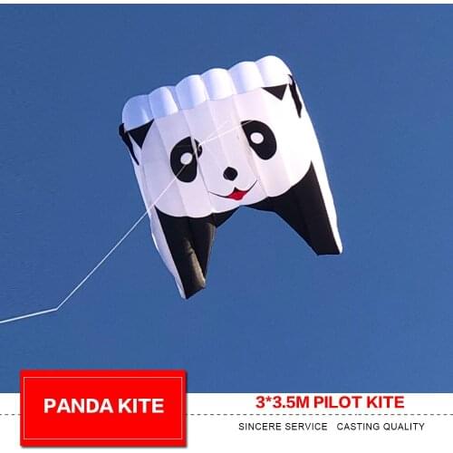 Panda Kite for Audlts High Quality Soft Inflatable Pilot Panda Show Lifter kites
