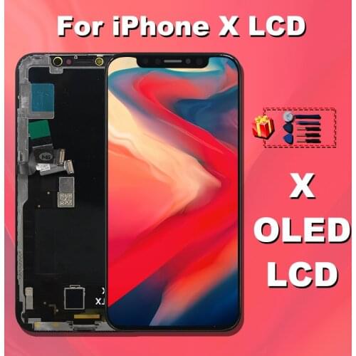 5.8" OLED LCD For iPhone X Screen With 3D Touch Digitizer Assembly No Dead Pixel LCD Screen Replacement Display For iPhone X