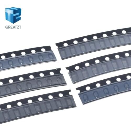 100pcs SMD diode 0805 SOD-123 1N5819 1N4007 1N4148 SOD123 SOD-323 1206 1N4148WS 1N5819WS B5819WS SOD323