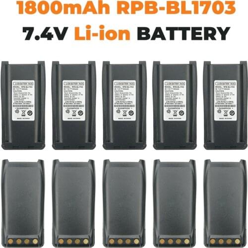 10X Replacement Battery for HYT TC 800M TC-700 TC-700U TC-700V TC-710 Part NO BH1801 BL1703 BL1703Li BL2102