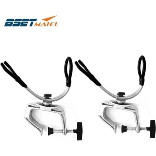 2 PCS Fishing Rod racks Holder 360 degree Kayak Boat Support Pole stand Bracket