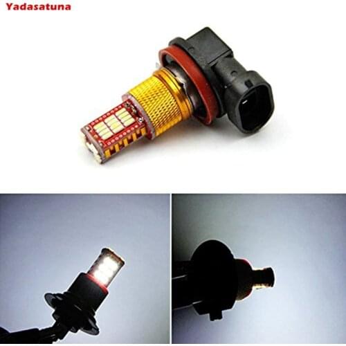 2* super bright Canbus Error Free H11 LED White 33-SMD Replacement Bulbs Fog Lights DRL Current Regulator for Lada Kalina