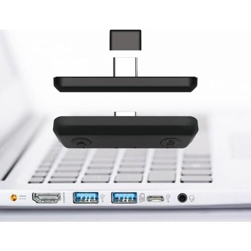Bluetooth Adapter Type-c ABS Plug and Play Bluetooth Dongle Wireless Earphone Transmitter Converter For Nintendo Switch PS4/PC