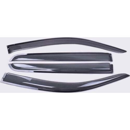 For Hilux car wind deflector ABS injection window deflector visor vent rain sun guard for toyota hilux revo 2015-19 hilux visors