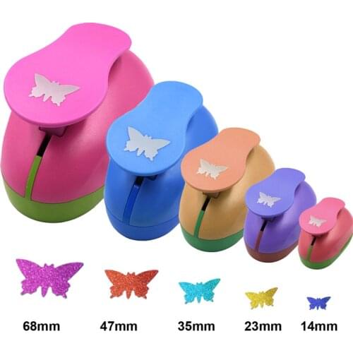 Kawaii butterfly paper cutter Student Hole Punch DIY Handmade Cutter Card Craft Printing Puncher Bow Puncher