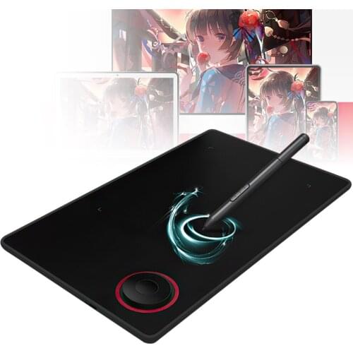 Electronic Hand Drawing Board Digital Tablet USB with Passive Pen Shortcut key 233PPS for Android Phone Computer Laptop Windows
