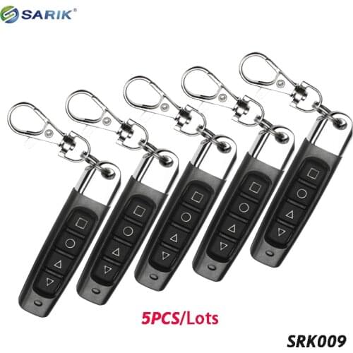Fixed Code 433MHz Universal Clone Remote Control Key for Gate Garage Door 4 Buttons Electric Cloning Cloner Duplicator