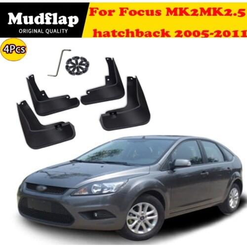 Mud Flap For Ford Focus 2 MK2 MK2.5 Hatchback 2011-2005 Fender Mud Guard Splash Flaps Mudguard Accessories 2009 2008 2007 2006