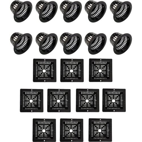 20pc Small Pond Planting Basket Kit, Solid Soilless Cultivation Planting Basket Net Slit Pots For Hydroponic