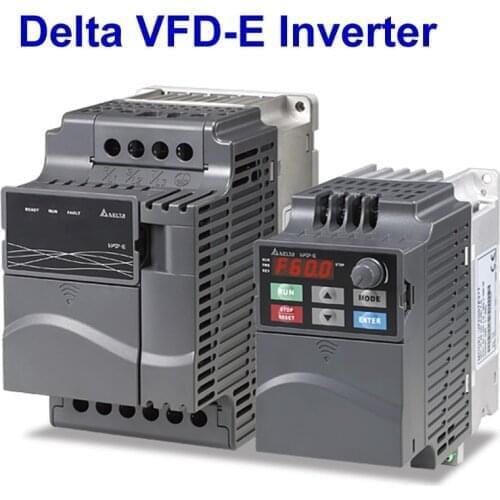 Genuine Delta VFD-E inverter AC 3 phases 460V 2.2KW 3.7KW inverter VFD022E43A VFD037E43A for pump