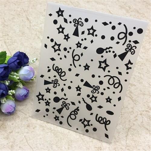 Plastic Embossing Folder party holiday scrapbook album card packing decoration cutting dies paper craft