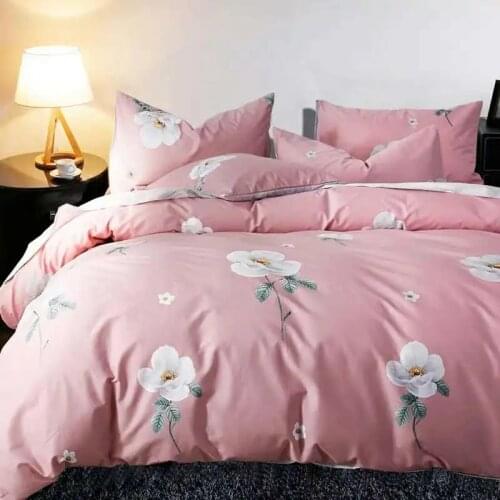 Simple Stripe Geometry Bedding Colorful Home Textile Cartoon Flower Animal Duvet Cover Pillowcase 1 Piece Quilt Cover Drop Ship