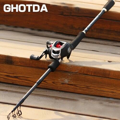 Lure Fishing Rod 1.8m 2.1m 2.4m 2.7m Spinning Fishing Rod Hard Telescopic Fishing Rod Carbon Fiber Casting Rod