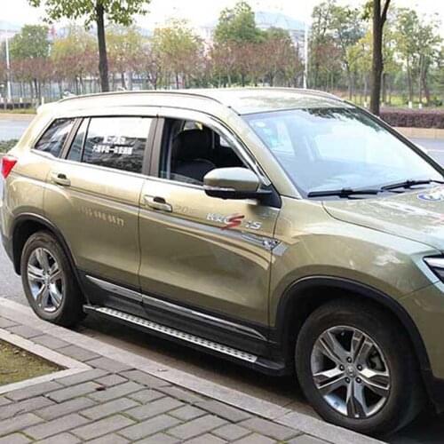 Brand New 1 Set Windows Chrome Vent Visors Rain Guard Sun Shield Deflectors For Mazda CS75 2013-2018