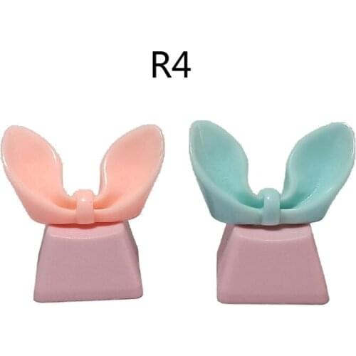 1PC Bow Keycap Cute Pure Lovely Bowknot Keycap Mechanical Keyboard Keycap R4 Cap