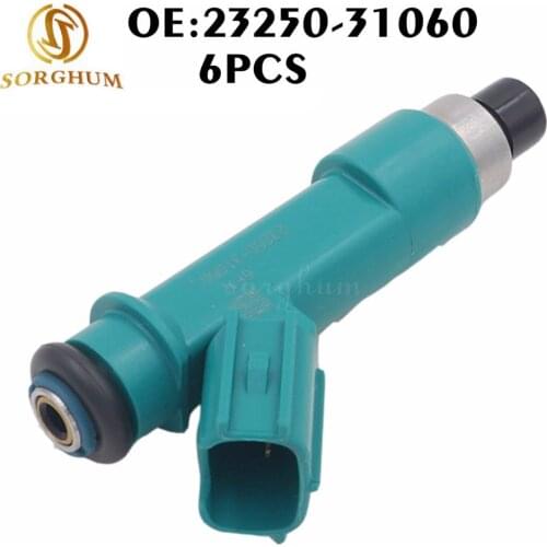 6PCS 23250-31060 Fuel Injector 23209-39075 23209 39075 for Toyota Tacoma Tundra 4Runner FJ Cruiser