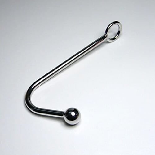130g Stainless Steel Anal Hooks Metal Butt Plug, Strap On Anal Balls Sex Toys For Men&Women Adult Products Male Chastity Device