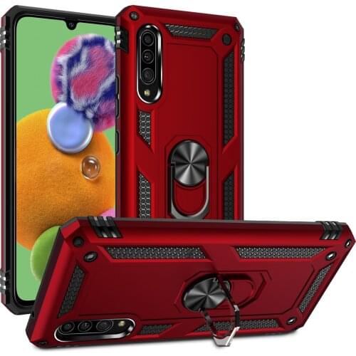 Armor Rugged Shockproof Phone Case For Samsung Galaxy A70S A60 A80 A90 A2 A01 M01 A8 A7 A9 A6 A70E Plus Core 2018 Bracket Cover