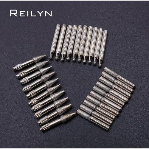 Freeshipping 10pcs #120 small bits for pet nails polishing manicure grinding point Emery grinding bits for nails