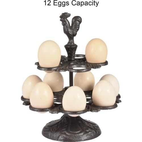 Cast Iron Eggs Holder Egg Rack Egg Storage Rack Display Stand Eggs Organizer Rack Creative Egg Tray Fruit Rack Fruit Stand